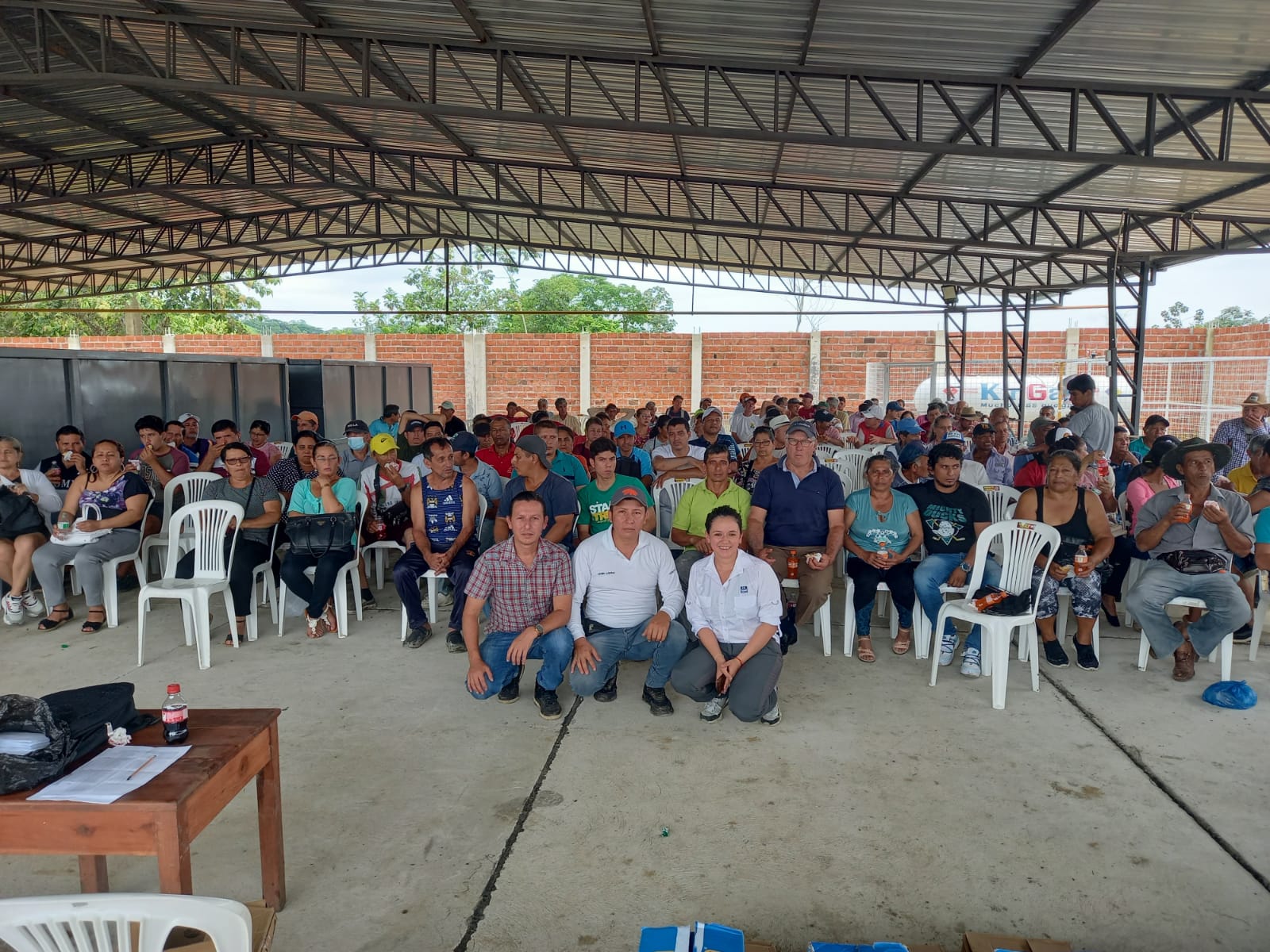 Entrega de fertilizantes de Nestlé